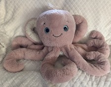 Octopus Plush XL 36" Giant Jumbo Pink Stuffed Animal Minky Dot Big Eye Walmart