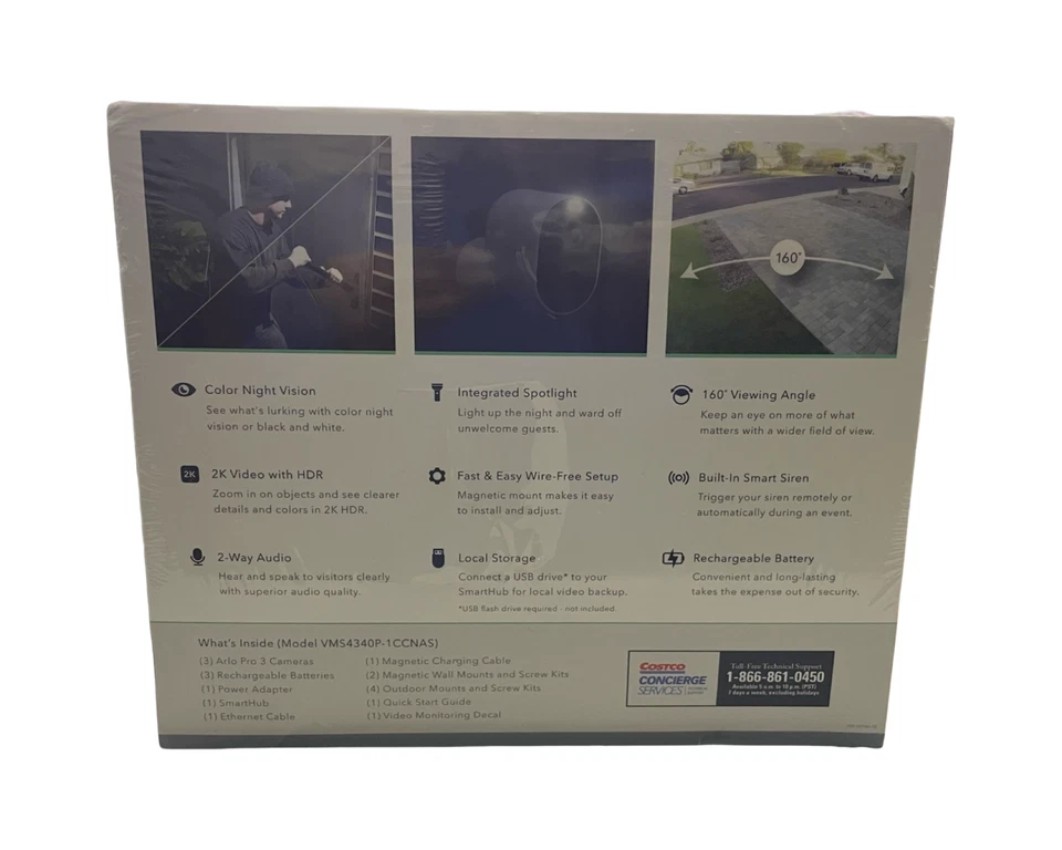 Arlo Pro 3 2k QHD Wire-Free Security Camera System NIB *SE - Image 4 of 4