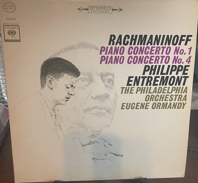 1965 NM/NM+ Rachmaninoff Piano Concerto Nos. 1 & 4 Columbia Classical Record LP
