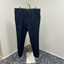 Vintage Wrangler 82NY Polyester Straight Leg Pants Work Wear Mens Size 42x30 NEW