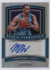 2019-20 Panini Prizm Rookie Penmanship Silver PJ Washington Jr #RP-PJW Auto 02hf