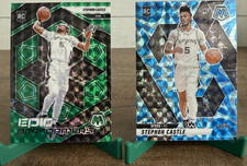 Panini Mosaic Rookie Lot (2) Stephon Castle  Epic Performers & Blue Reactice