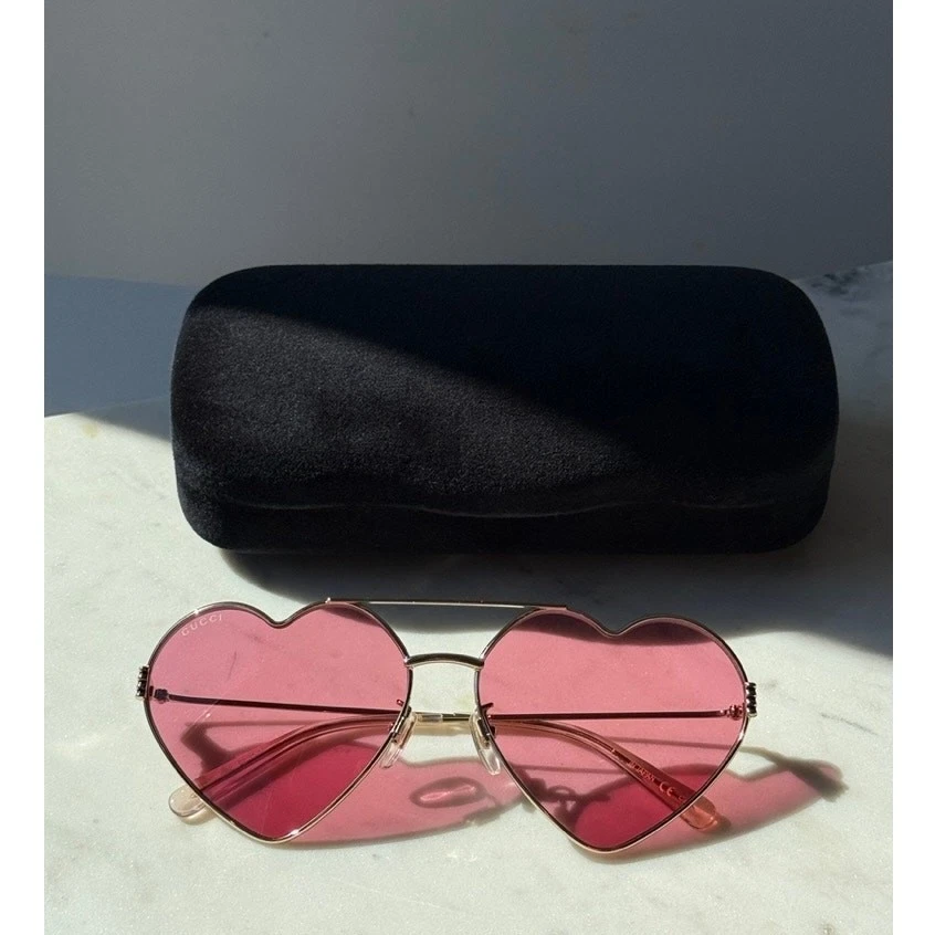 Gucci Heart Sunglasses for Women for sale | eBay display picture 3