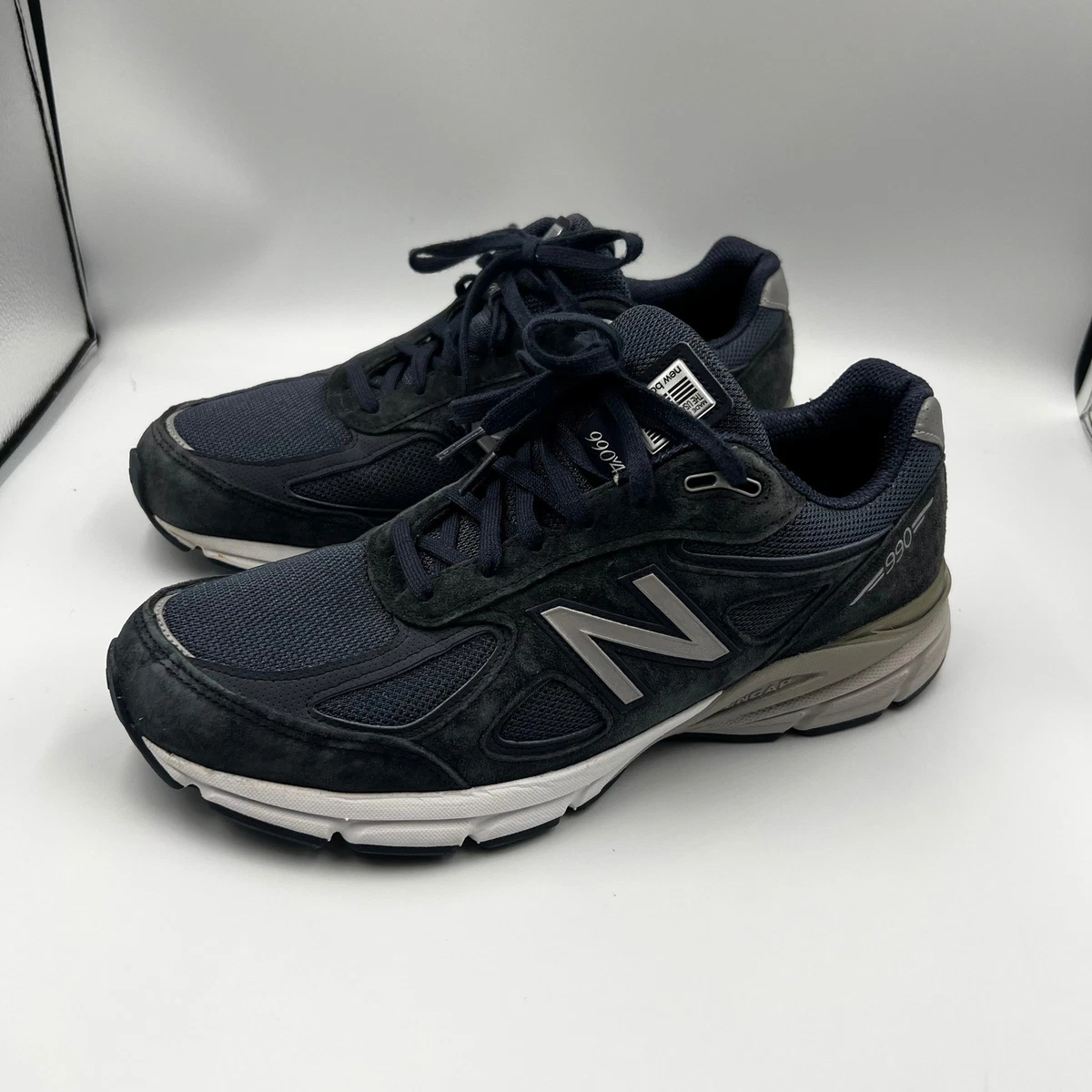 New Balance 990v4 Made In USA Reflective Navy for Sale