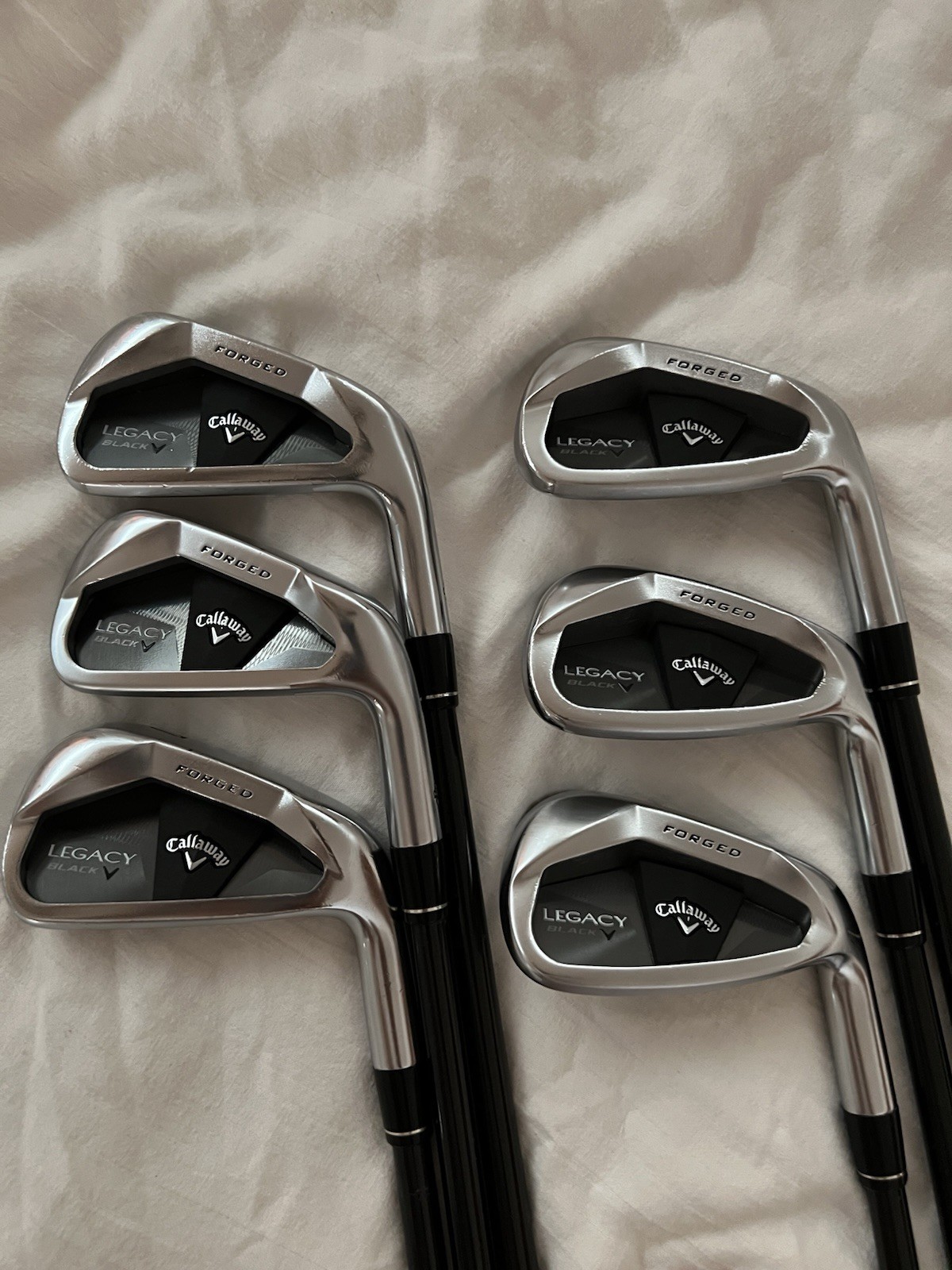 ENDO JAPAN Made Callway Legacy Black Forged MRH Irons Stenson 5-PW TOUR AD 85Stf