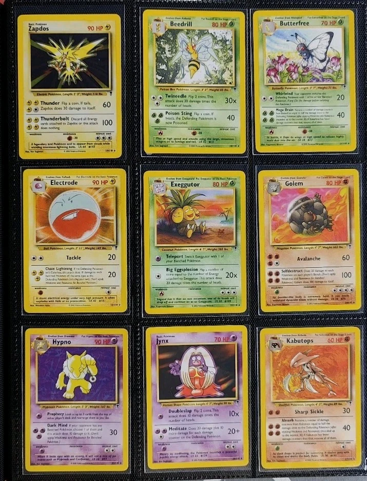 Legendary Collection 110/110 Complete Pokemon Card Set Nintendo 2002 Charizard - Image 3 of 4