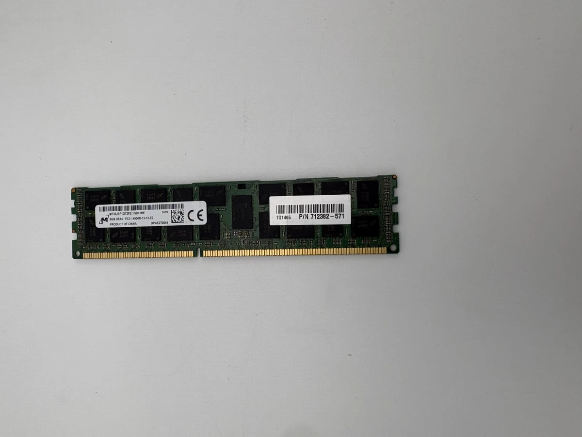 PC3-14900 (DDR3-1866) Bus Speed DDR3 SDRAM ECC Network Server