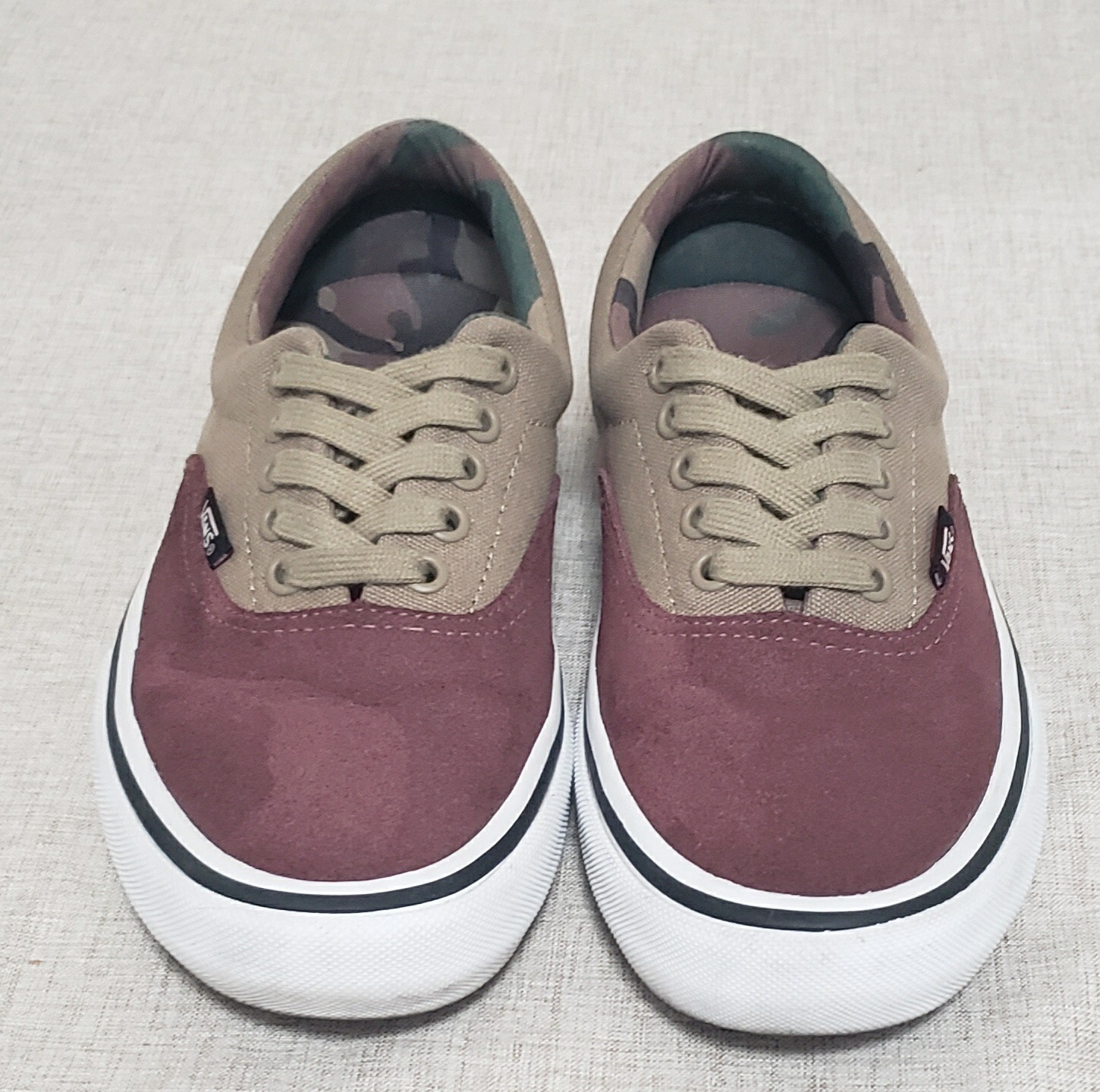SAOLA Scarpe da skate uomo VANS Authentic Pro taglia 6 5 marrone scamosciato tela rosso marrone