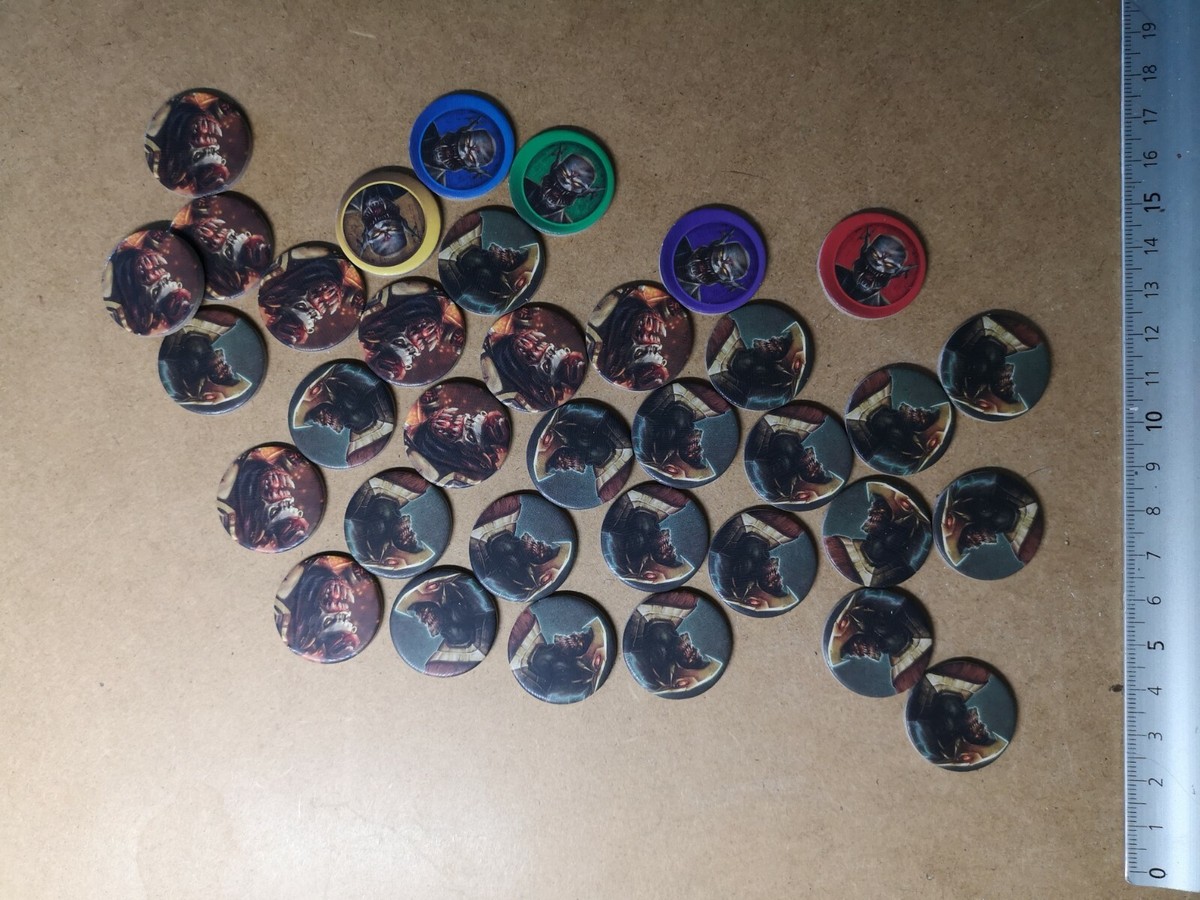 Lot De Tokens (jetons) Pour Le Jeu Street Masters: Aftershock - Marque Blacklist Games