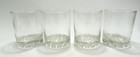 Vtg Libbey Nob Hill Rocks Old Fashion 8-oz Glass Set of 4 ~ Lowball Tumblers