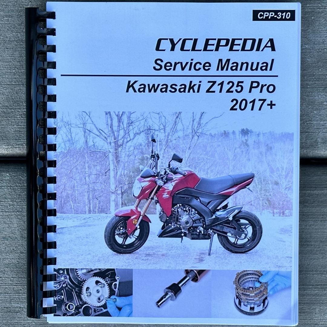 2017-2026 Kawasaki Z125 Z 125 Pro MiniBike SERVICE & REPAIR MANUAL