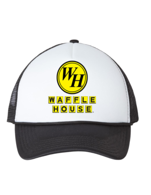 Vintage Waffle House Yellow Logo Retro Breakfast Food Trucker Hat  Adjustable Cap