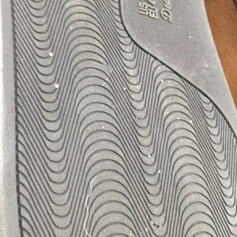 Zapatillas Dearfoams Para Hombres 13-14 Mocasines Sin Cordones Planos Tela Marrón Informales Puntera Sin usar, en Caja Foto 4 de 4