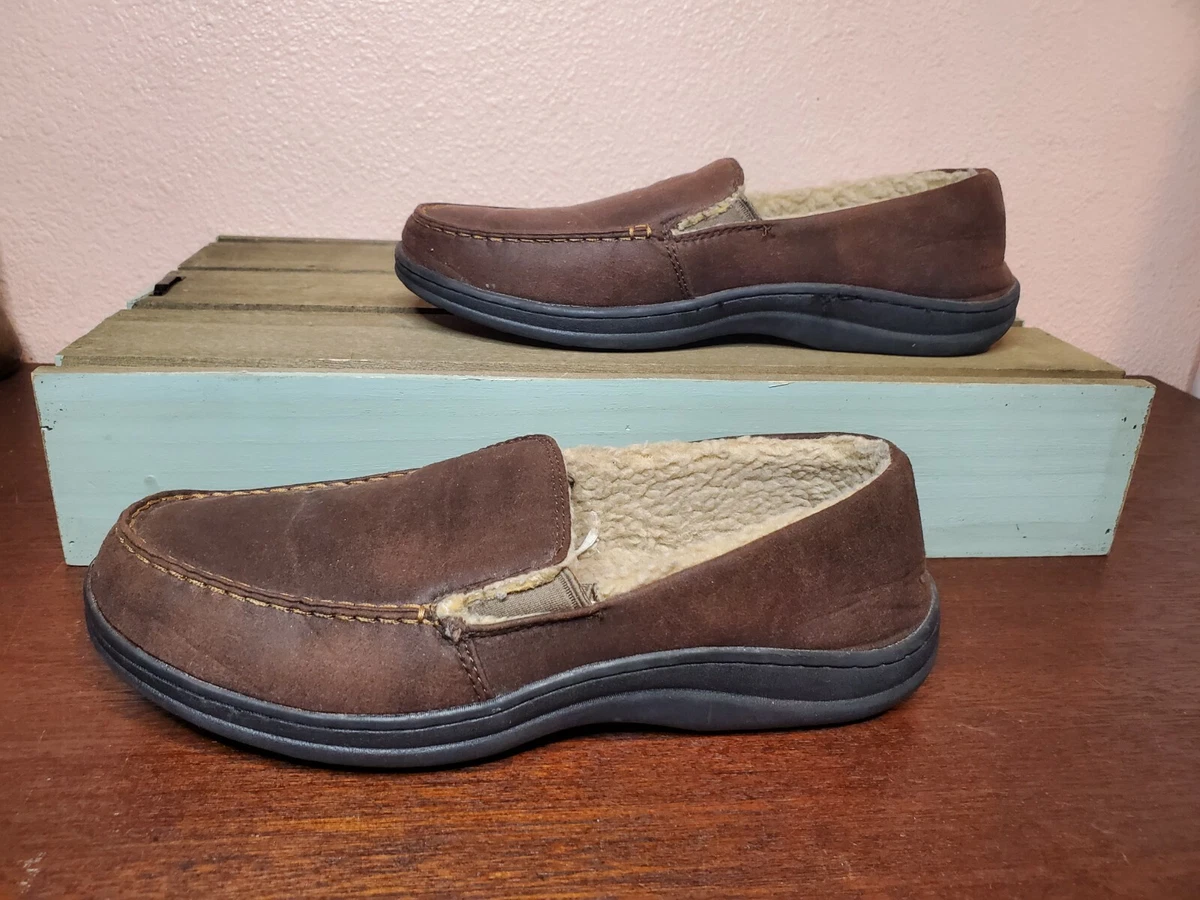 Craftsman Jove Brown Faux Fur Slippers Men s Size 9M