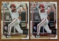 Dansby Swanson 2015 Bowman Chrome 1st Year Prospect (18) Card Lot Chicago Cubs