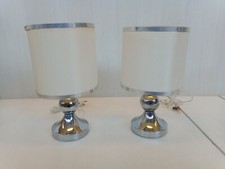 coppia di lampade da tavolo comò comodino vintage