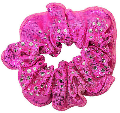 NEW! Mystique Hair Scrunchies with Crystal rhinestones - Variety of colors 