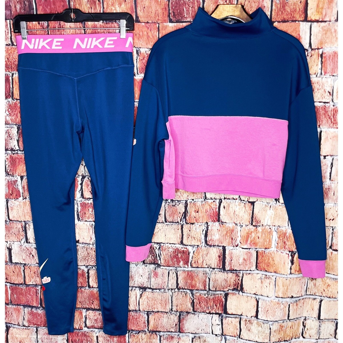 nike pro get fit icon clash leggings