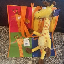 New Toys R Us Plush Geoffrey The Giraffe Stars 17" Stuffed Animal Toy And Tote