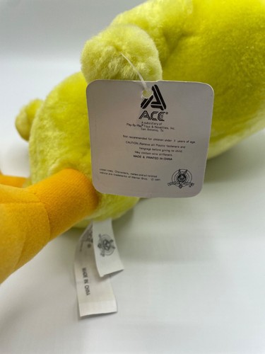 Peluche vintage 1997 Tweety Bird 12" de ACE NUEVO - Imagen 4 de 4