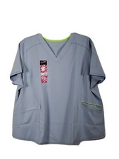 Scrubstar Women's Active V-Neck Scrub Top Size 3XL Blue Bliss New
