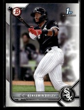 2022 Bowman #BP-8 Benyamin Bailey Prospects Card Chicago White Sox