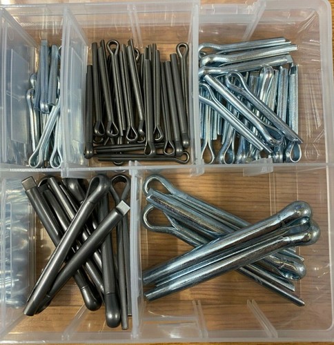 M2 - M8, pasador dividido Cotter, surtido en caja, acero dulce, métrico. - Imagen 5 de 5