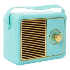 Retro Wireless Speaker With Fm Radio Choose 1 from 4 Colors 5.2in x 4in x 2.9in