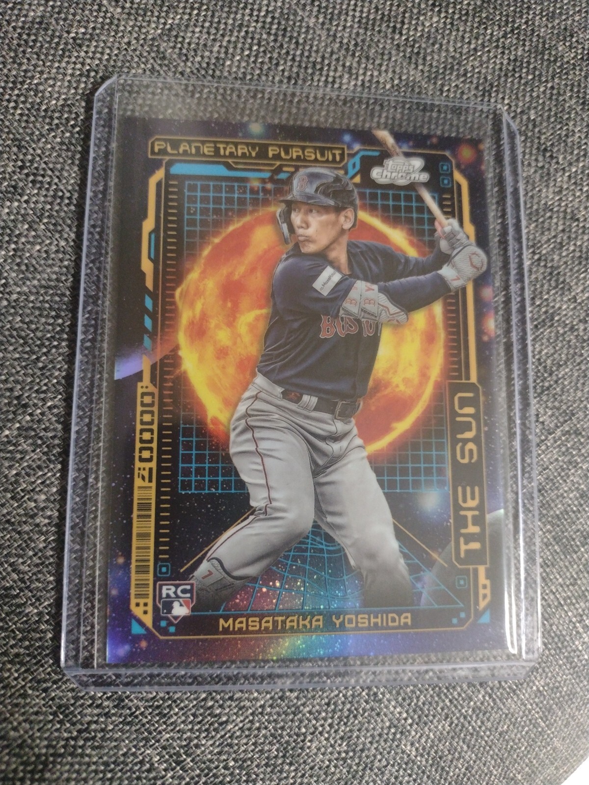 2023 Topps Cosmic Masataka Yoshida RC Planetary Pursuit 'The Sun' Red Sox Rookie
