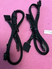 2 pcs  eVGA SUPERNOVA  6 pin to 3x SATA POWER cable EVGA SuperNOVA G+ ,ORIGINAL 