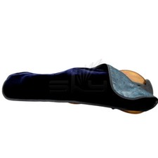 Luxurious Satin Fabric Violin Blanket for 4/4 Full Size Violin Elegant Blue