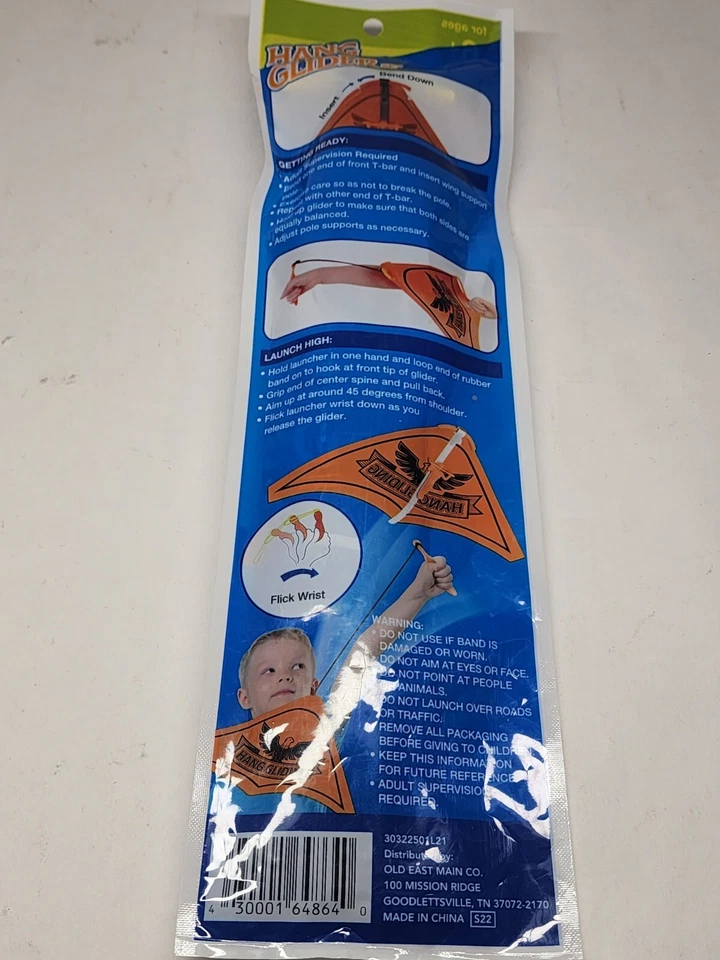 Kids Glider Launcher Toy Flying Rubber Band Glider 18" X 9.5" NEW - Image 2 of 2