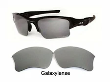 Galaxy Replacement Lens For-Oakley Flak Jacket XLJ Sunglasses Titanium Polarized