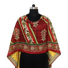 Vintage Kantha Scarf Cotton Bandana Sew Long Reversible Scarf Hijab Scarves Ak