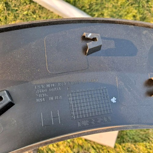 NISSAN PATHFINDER REAR LEFT SIDE QUARTER WHEEL ARCH FLARE MOLDING OEM 2022-23 💠 - Picture 3 of 6