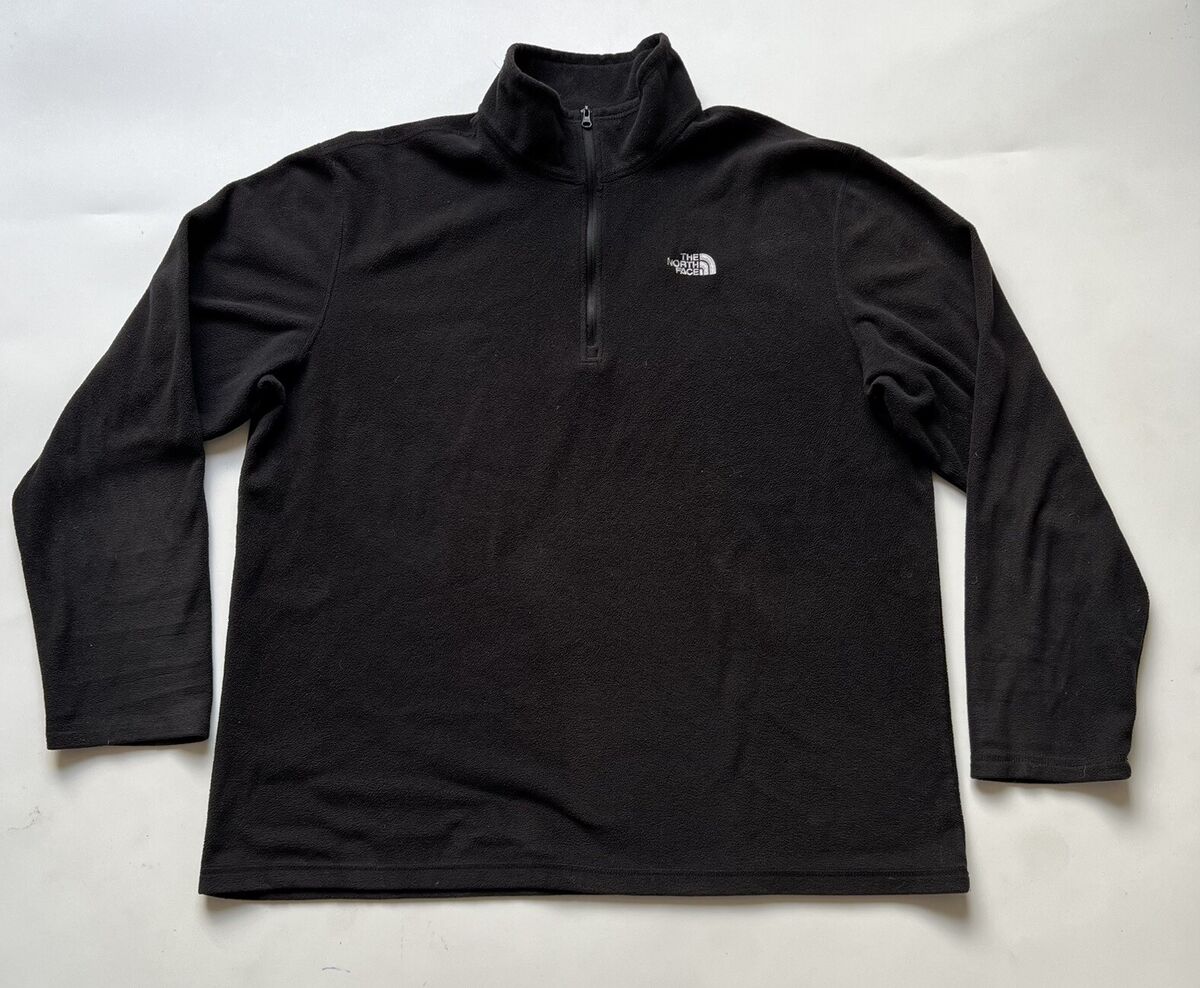 The North Face Mens XL CLS1 Black Lightweight Brushed Fleece The North Face Mens XL CLS1 Black Lightweight Brushed Fleece