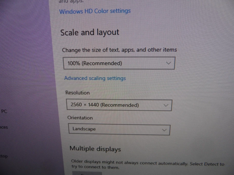 Monoprice 27" IPS-ZERO-G Monitor 10509 No Stand 2560 X 1440 Dual Link DVI - Image 2 of 4