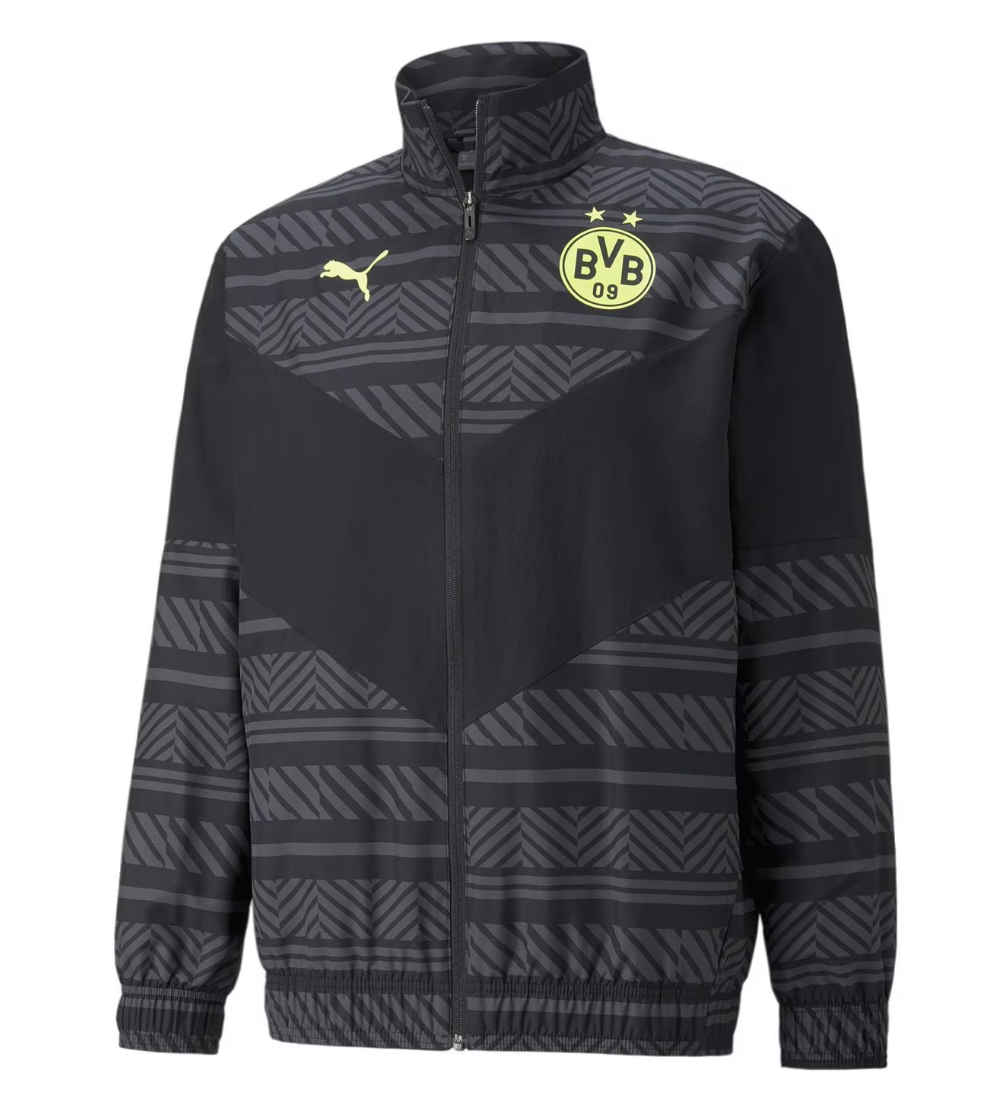 Puma Caliente Up Chaqueta Bvb Borussia Dortmund Gris Amarillo