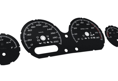 Harley-Davidson Glide Electra - Speedometer dials MPH to KM/H Gauges - Picture 3 of 6