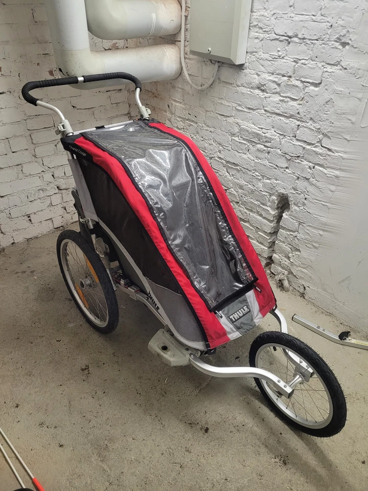Thule Chariot Cougar 1 - Kinderanhänger (rot)