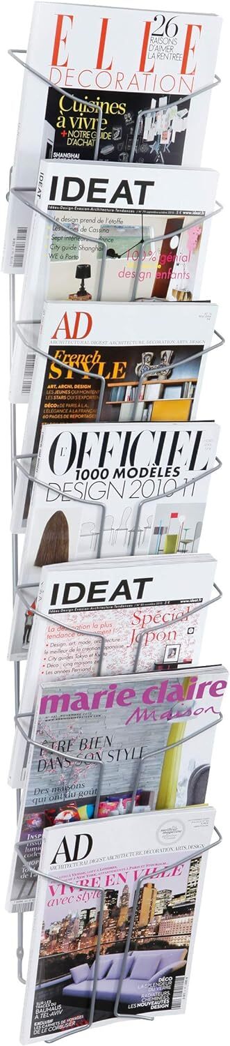 Проволочная витрина ALBA A4 с 7 отделениями - Металлическая DDFIL7M 28090₽