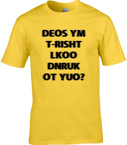 Lustiges Trinken Herren T-Shirt Does My T-Shirt Look Drunk Bier Brille Kneipe Bar Hirsch - Bild 3 von 4