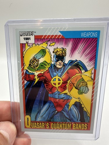 Tarjeta Base Impel Quasar's Quantum Bands # 135 - 1991 Marvel Universe Series 2 - Imagen 3 de 3