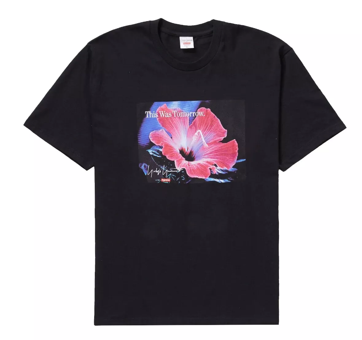 T shirt noir Supreme Yohji Yamamoto This Was Tomorrow FW20 taille S