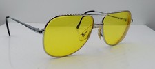 Vintage Adonis Jason Silver Pilot Metal Sunglasses Brazil FRAMES ONLY