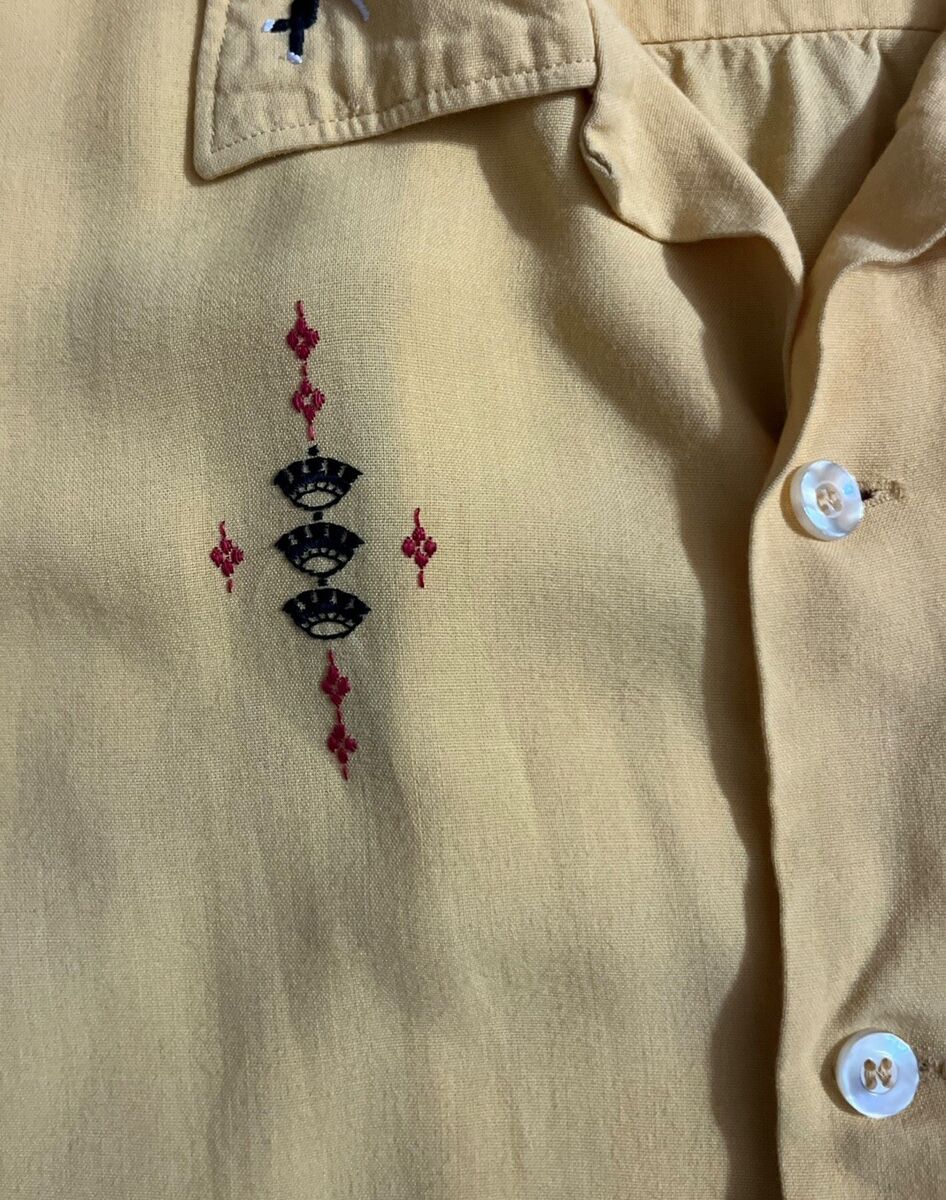 Vintage 60s King Louie Ten Strike Bowling Shirt L Chain Vintage 60s King Louie Ten Strike Bowling Shirt L Chain