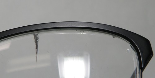 VERA WANG LUXE CATLIN BLACK HALF RIM HANDMADE CAT EYE SHAPE DESIGNER EYEGLASSES - Picture 9 of 11