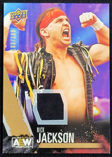 2021 UPPER DECK AEW NICK JACKSON GOLD RELIC #D 163/199 YOUNG BUCKS