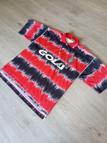 Huddersfield Town 1991/1992 Away ORIGINAL Gola Vintage Rare Soccer Jersey L Red - 第 1/9 張圖片