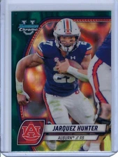 2024 BOWMAN UNIVERSITY CHROME TEAL LAVA REFRACTOR JARQUEZ HUNTER CARD # 93